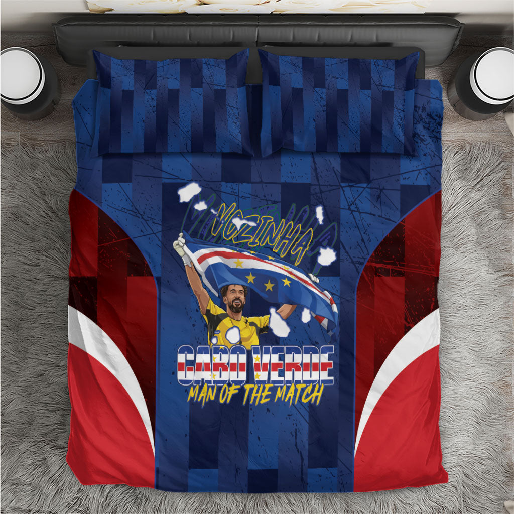 Vozinha Cabo Verde Football Bedding Set Tubaroes Azuis Man Of The Match