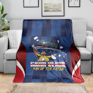 Vozinha Cabo Verde Football Blanket Tubaroes Azuis Man Of The Match