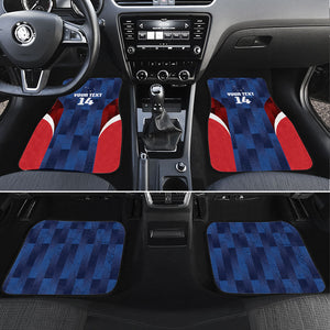 Custom Vozinha Cabo Verde Football Car Mats Tubaroes Azuis Man Of The Match