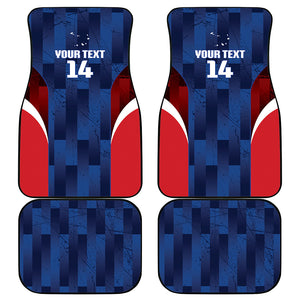 Custom Vozinha Cabo Verde Football Car Mats Tubaroes Azuis Man Of The Match