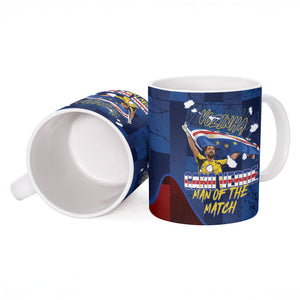 Vozinha Cabo Verde Football Ceramic Mug Tubaroes Azuis Man Of The Match