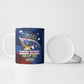 Vozinha Cabo Verde Football Ceramic Mug Tubaroes Azuis Man Of The Match