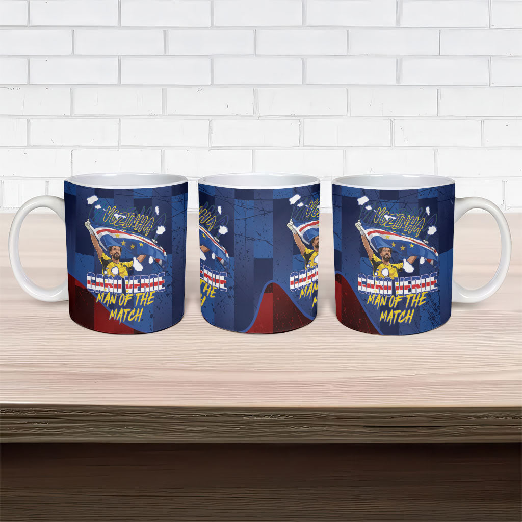 Vozinha Cabo Verde Football Ceramic Mug Tubaroes Azuis Man Of The Match