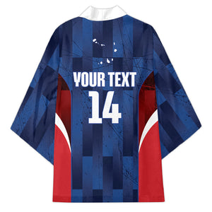 Custom Vozinha Cabo Verde Football Kimono Tubaroes Azuis Man Of The Match
