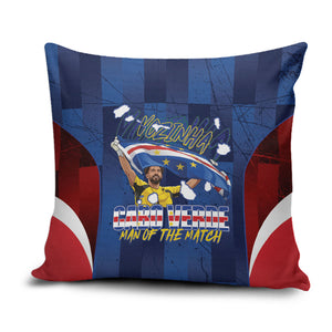 Vozinha Cabo Verde Football Pillow Cover Tubaroes Azuis Man Of The Match