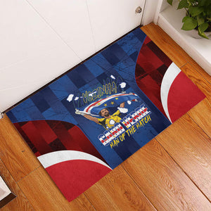 Vozinha Cabo Verde Football Rubber Doormat Tubaroes Azuis Man Of The Match