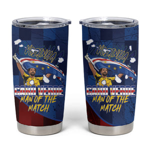 Vozinha Cabo Verde Football Tumbler Cup Tubaroes Azuis Man Of The Match
