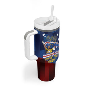 Vozinha Cabo Verde Football Tumbler With Handle Tubaroes Azuis Man Of The Match
