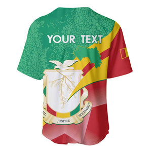 Personalised Guinea Independence Day Baseball Jersey Happy 2 October Guinee Coat Of Arms