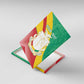 Personalised Guinea Independence Day Canvas Wall Art Happy 2 October Guinee Coat Of Arms