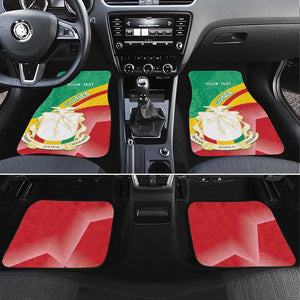 Personalised Guinea Independence Day Car Mats Happy 2 October Guinee Coat Of Arms