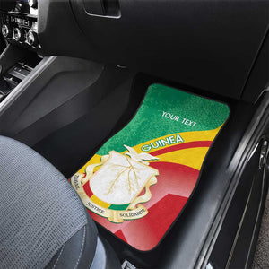 Personalised Guinea Independence Day Car Mats Happy 2 October Guinee Coat Of Arms