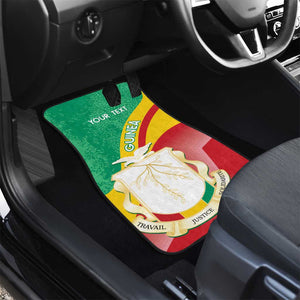 Personalised Guinea Independence Day Car Mats Happy 2 October Guinee Coat Of Arms