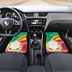 Personalised Guinea Independence Day Car Mats Happy 2 October Guinee Coat Of Arms