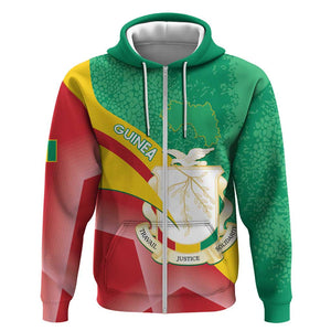 Personalised Guinea Independence Day Hoodie Happy 2 October Guinee Coat Of Arms