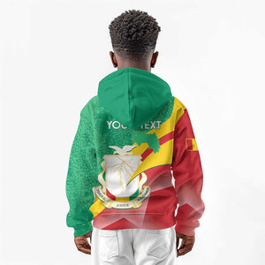 Personalised Guinea Independence Day Kid Hoodie Happy 2 October Guinee Coat Of Arms