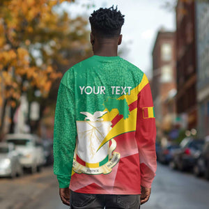 Personalised Guinea Independence Day Long Sleeve Shirt Happy 2 October Guinee Coat Of Arms LT14