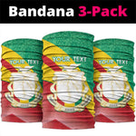 Personalised Guinea Independence Day Neck Gaiter Happy 2 October Guinee Coat Of Arms LT14