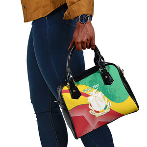 Personalised Guinea Independence Day Shoulder Handbag Happy 2 October Guinee Coat Of Arms