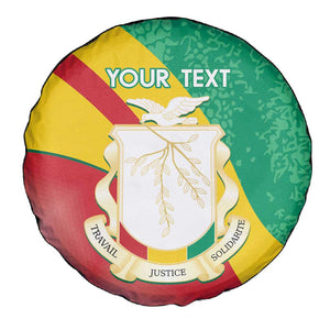 Personalised Guinea Independence Day Spare Tire Cover Happy 2 October Guinee Coat Of Arms