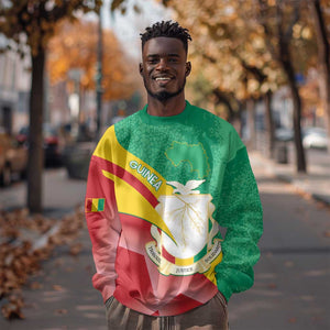 Personalised Guinea Independence Day Sweatshirt Happy 2 October Guinee Coat Of Arms