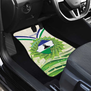 Personalised Lesotho Independence Day Car Mats Aloe Polyphylla Mix Coat Of Arms