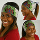 Personalised Lesotho Independence Day Neck Gaiter Aloe Polyphylla Mix Coat Of Arms LT14
