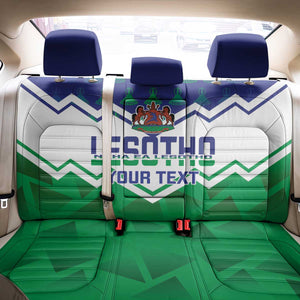 Personalised Lesotho Independence Day Back Car Seat Cover Naha ea Lesotho Proud