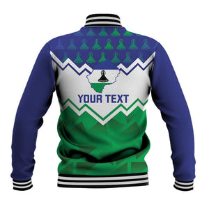 Personalised Lesotho Independence Day Baseball Jacket Naha ea Lesotho Proud LT14