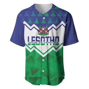 Personalised Lesotho Independence Day Baseball Jersey Naha ea Lesotho Proud