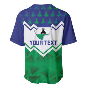 Personalised Lesotho Independence Day Baseball Jersey Naha ea Lesotho Proud