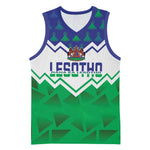 Personalised Lesotho Independence Day Basketball Jersey Naha ea Lesotho Proud LT14