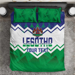 Personalised Lesotho Independence Day Bedding Set Naha ea Lesotho Proud