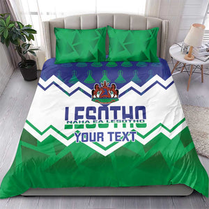 Personalised Lesotho Independence Day Bedding Set Naha ea Lesotho Proud