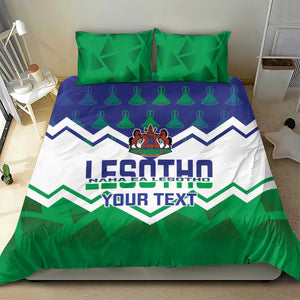 Personalised Lesotho Independence Day Bedding Set Naha ea Lesotho Proud