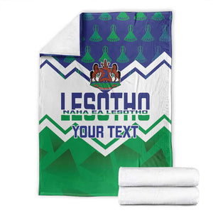 Personalised Lesotho Independence Day Blanket Naha ea Lesotho Proud