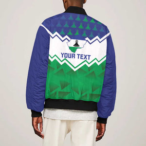 Personalised Lesotho Independence Day Bomber Jacket Naha ea Lesotho Proud