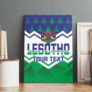 Personalised Lesotho Independence Day Canvas Wall Art Naha ea Lesotho Proud