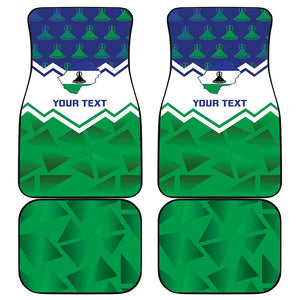 Personalised Lesotho Independence Day Car Mats Naha ea Lesotho Proud