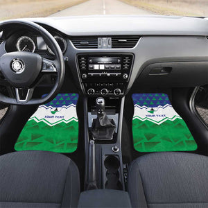 Personalised Lesotho Independence Day Car Mats Naha ea Lesotho Proud