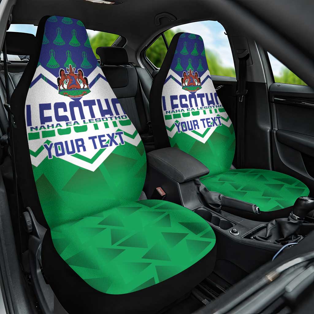 Personalised Lesotho Independence Day Car Seat Cover Naha ea Lesotho Proud