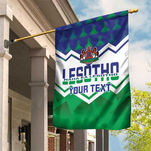 Personalised Lesotho Independence Day Garden Flag Naha ea Lesotho Proud