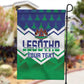 Personalised Lesotho Independence Day Garden Flag Naha ea Lesotho Proud