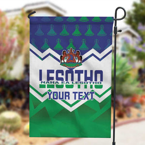 Personalised Lesotho Independence Day Garden Flag Naha ea Lesotho Proud