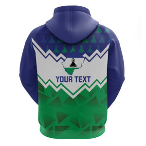 Personalised Lesotho Independence Day Hoodie Naha ea Lesotho Proud