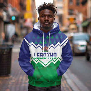 Personalised Lesotho Independence Day Hoodie Naha ea Lesotho Proud