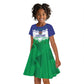 Personalised Lesotho Independence Day Kid Short Sleeve Dress Naha ea Lesotho Proud