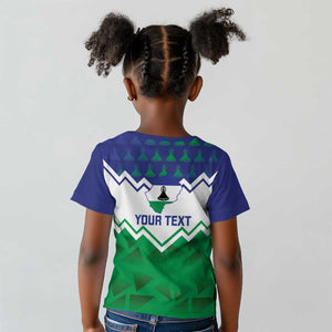 Personalised Lesotho Independence Day Kid T shirt Naha ea Lesotho Proud