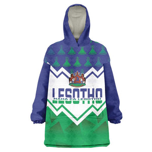 Personalised Lesotho Independence Day KId Wearable Blanket Hoodie Naha ea Lesotho Proud