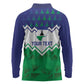 Personalised Lesotho Independence Day Long Sleeve Polo Shirt Naha ea Lesotho Proud